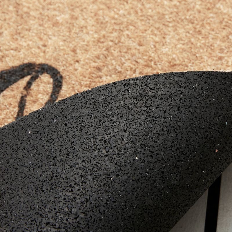 1'6"x2'6" Grand Terrace Natural Hello Calligraphy Door Mat - Mohawk