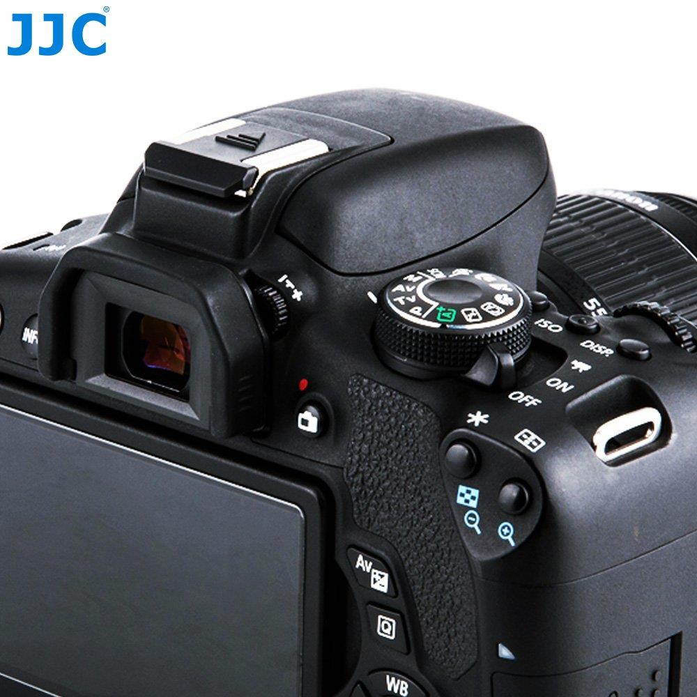 JJC Black Camera Hot Shoe Cover Anti Scratch Protector Cap for Canon EOS R 6D Mark II 6DM2 7D MarkII 5DM3 5DM4 5DsR 77D 80D 70D 60D 800D 760D 750D 700D 100D 200D / Rebel T7i T6s T6i T5i T4i SL1 SL2