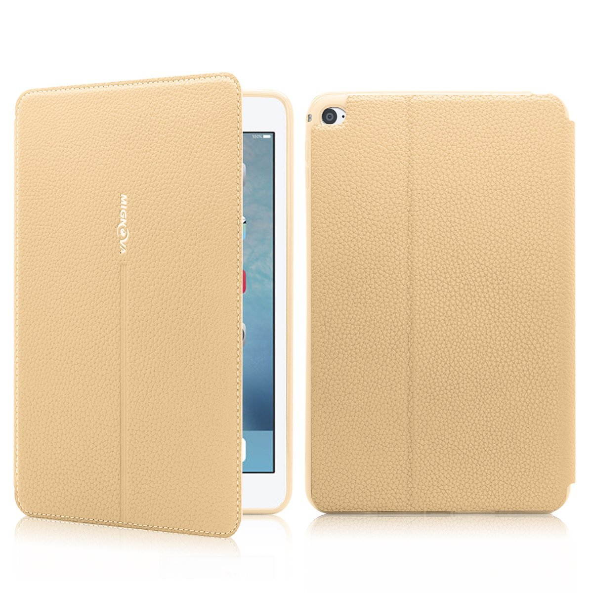 Mignova iPad Air 2 Case - Slim Fit Leather Folio Smart Case Cover with Auto Sleep / Wake Feature for Apple iPad Air 2 (iPad 6) 2014 Model