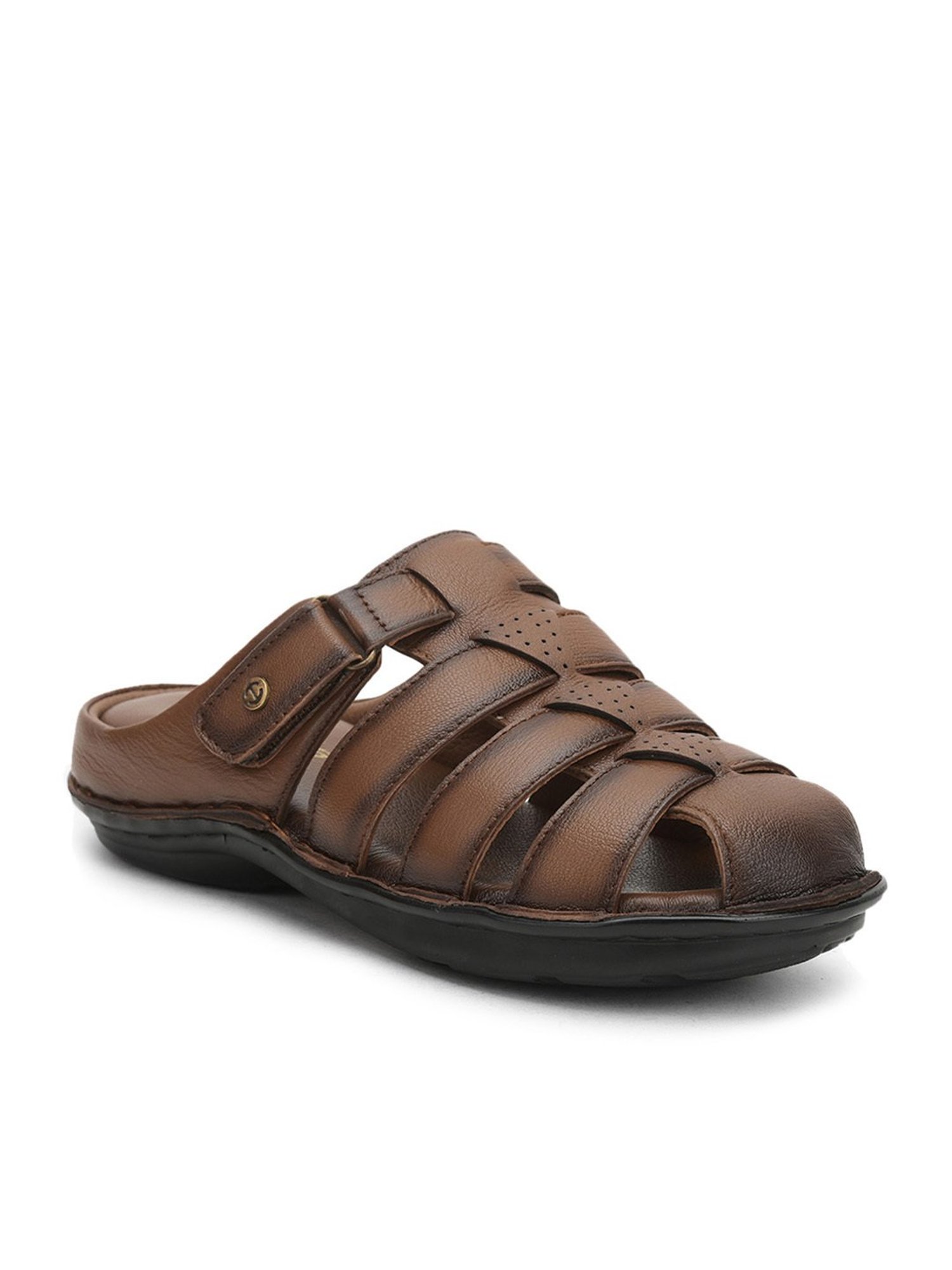Healers By Liberty Men's Brown Fisherman Sandals