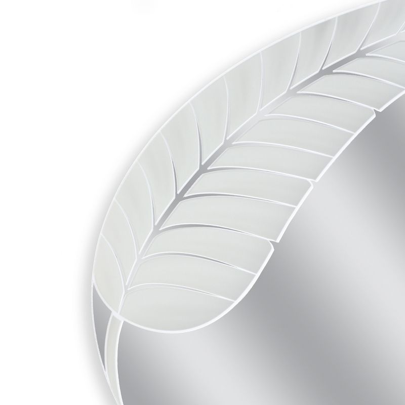 23" x 35" Palm Leaf Oval Mirror - Head West