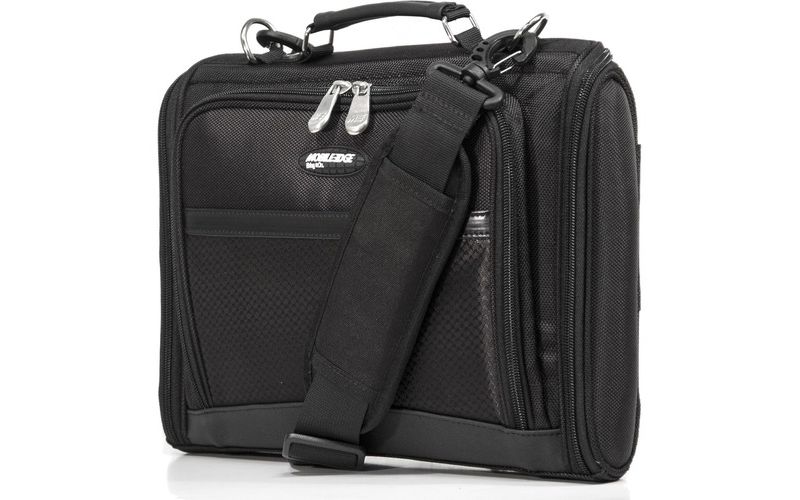 Mobile Edge Express Carrying Case (Briefcase) for 14.1" Chromebook - Black - 1680D Ballistic Nylon - Shoulder Strap, Handle
