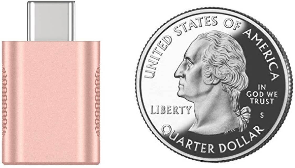 USB C to USB Adapter(2 Pack)USB-C to USB 3.0 AdapterUSB Type-C to USBThunderbolt 3 to USB Female Adapter OTG for MacBook Pro 2019MacBook Air 2020iPad Pro 2020More Type-C Devices(Silver)