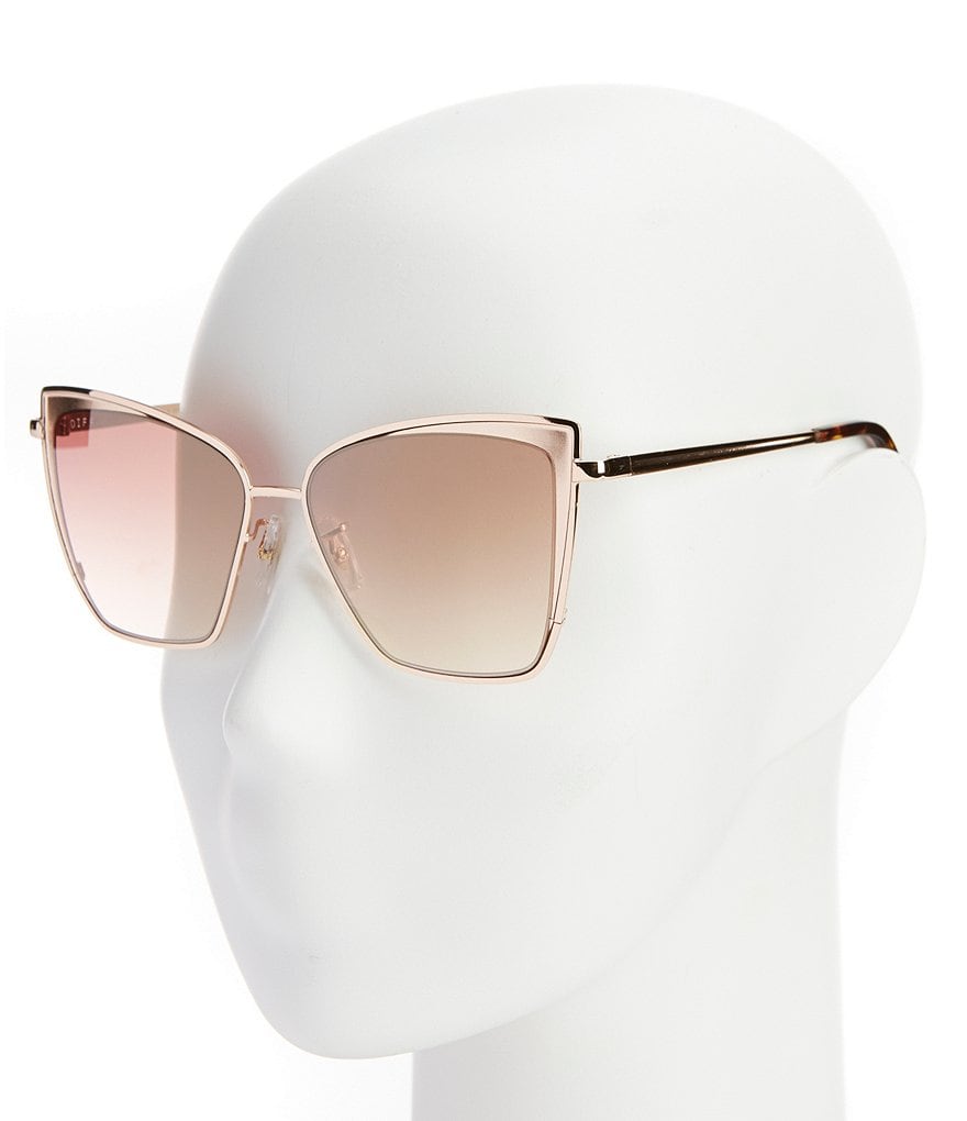 DIFF Eyewear Ruby Cat Eye Polarized Sunglasses