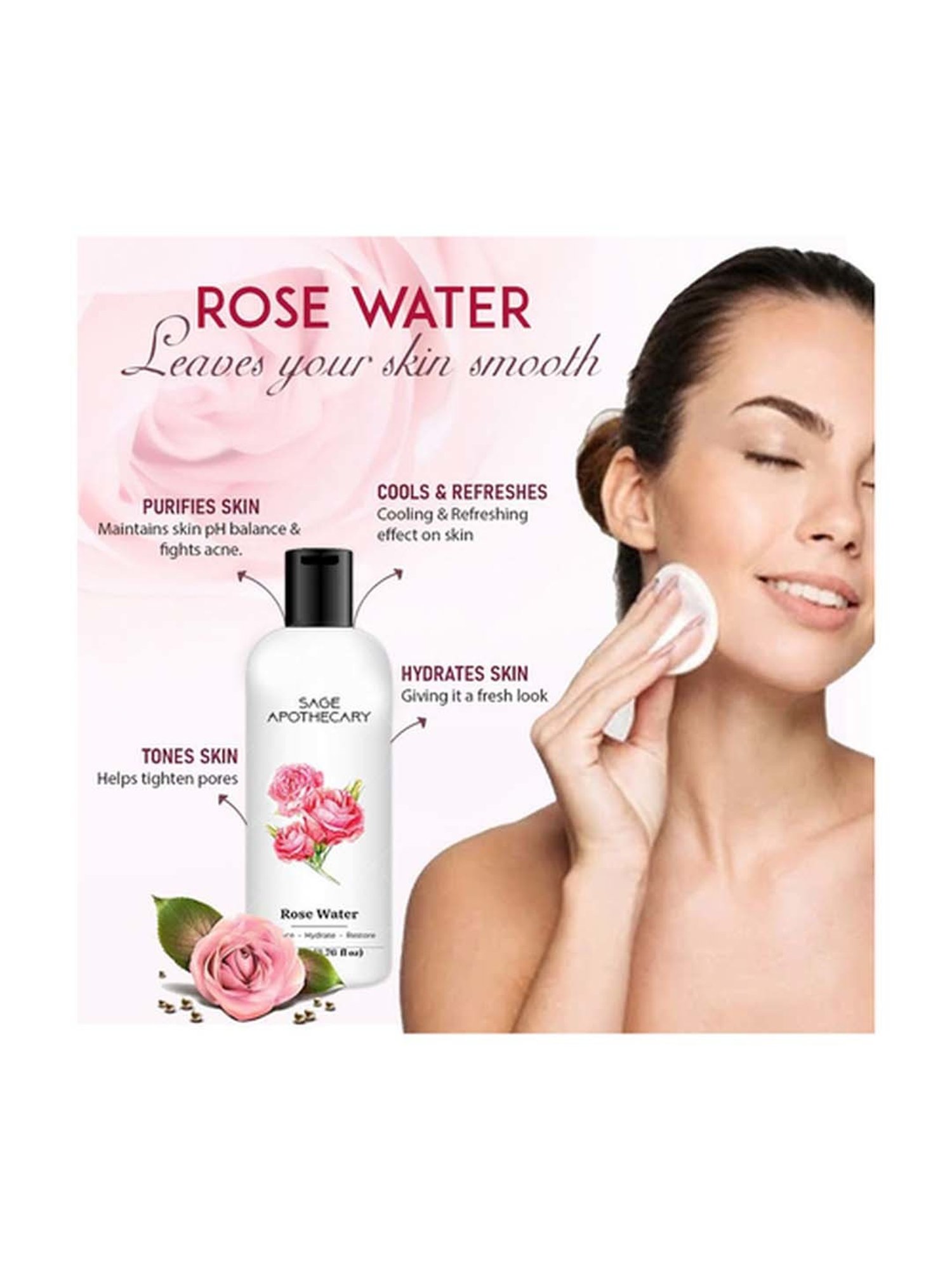 Sage Apothecary Rose Water - 200 ml