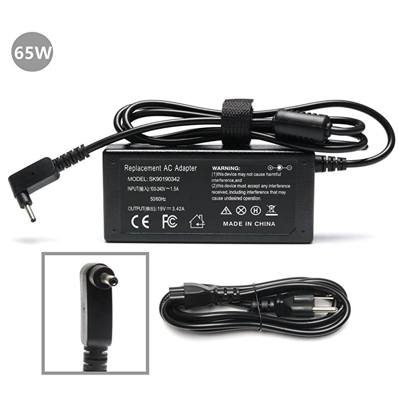 PA-1650-80 A11-065N1A PA-1450-26 N15q8 N16p1 N15Q9 AC Adapter Charger for Acer-Chromebook CB3 CB5 11 13 14 15 R11 R13 C731 C738T CB3-532 CB3-431 CB3-131 CB3-111 Power Supply Cord