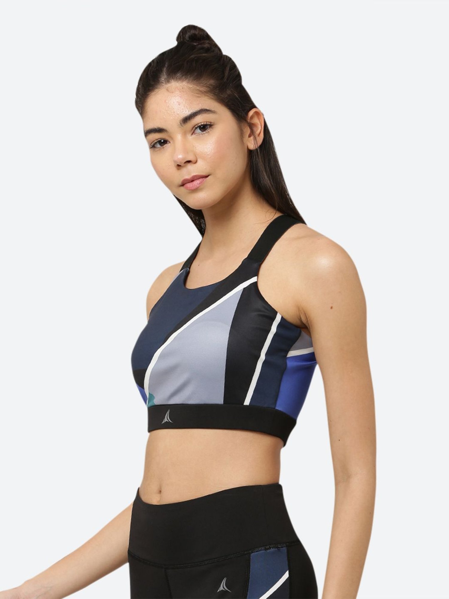 Fitleasure Multicolored Non Wired Padded Sports Bra