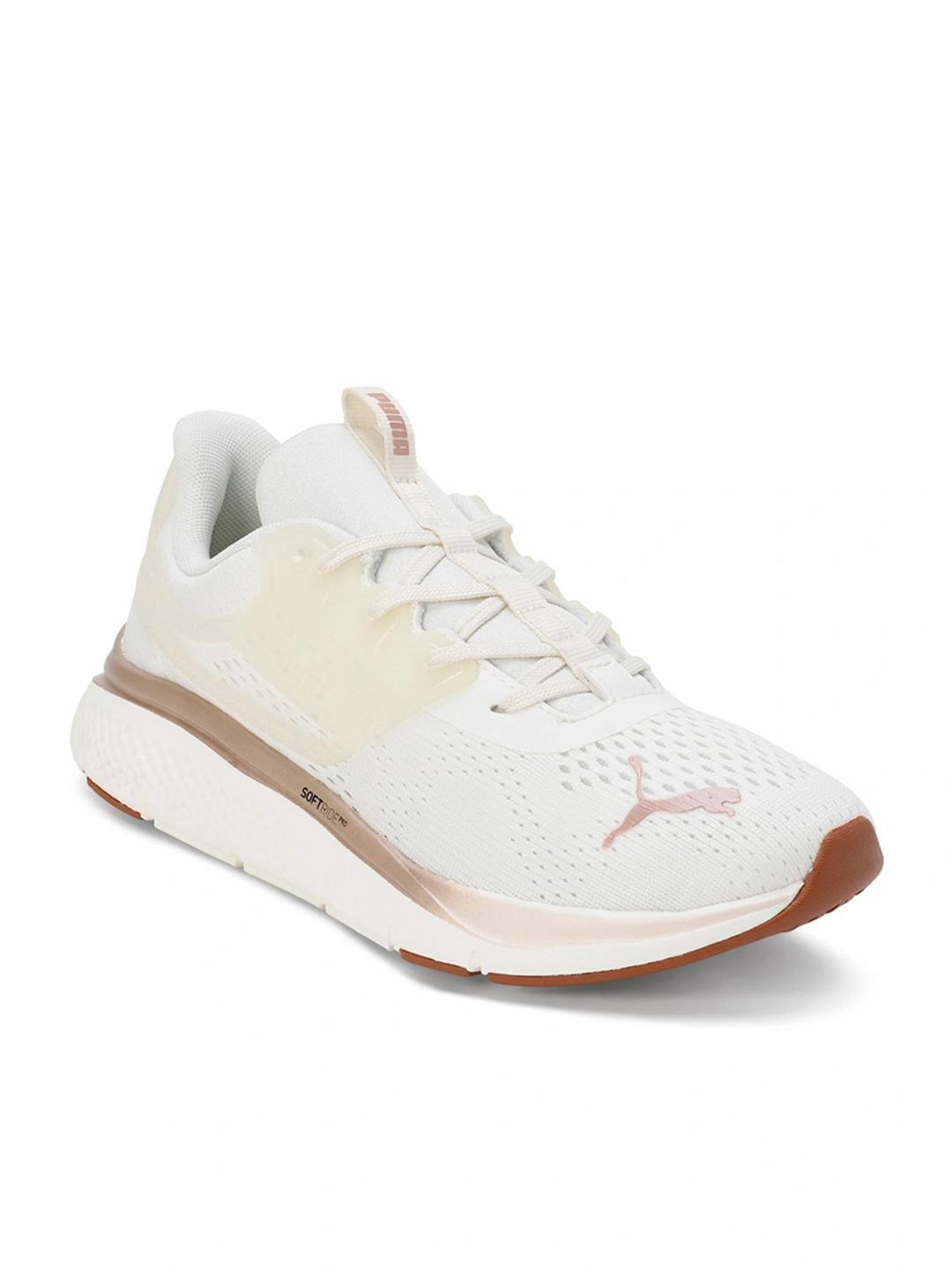Puma Women's Softride Pro Echo Consonance Warm White Running Shoes