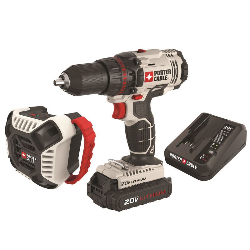 Porter-Cable PCCK607LA 20V MAX Lithium-Ion 1/2 in. Drill Driver and Bluetooth Speaker Combo