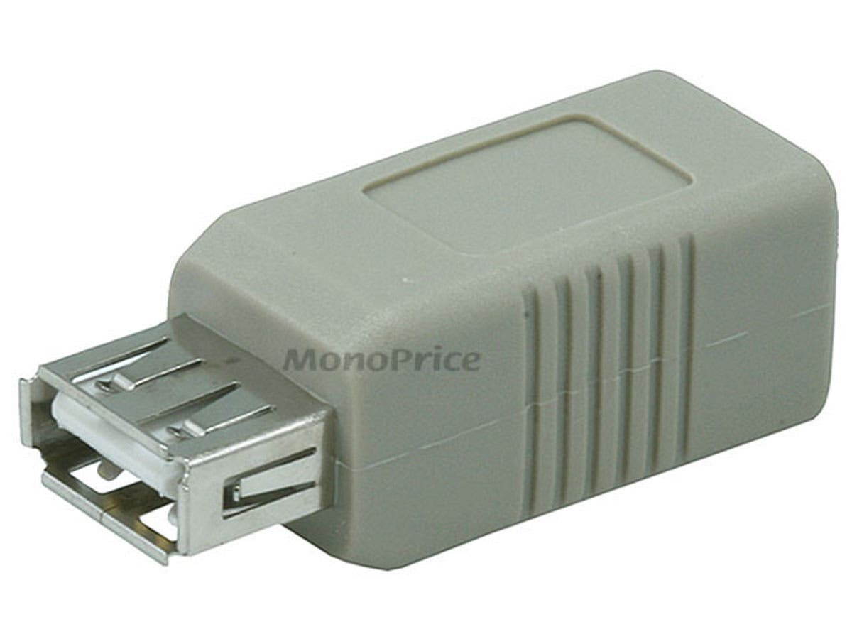 Monoprice USB 2.0 A Female/B Female Adapter
