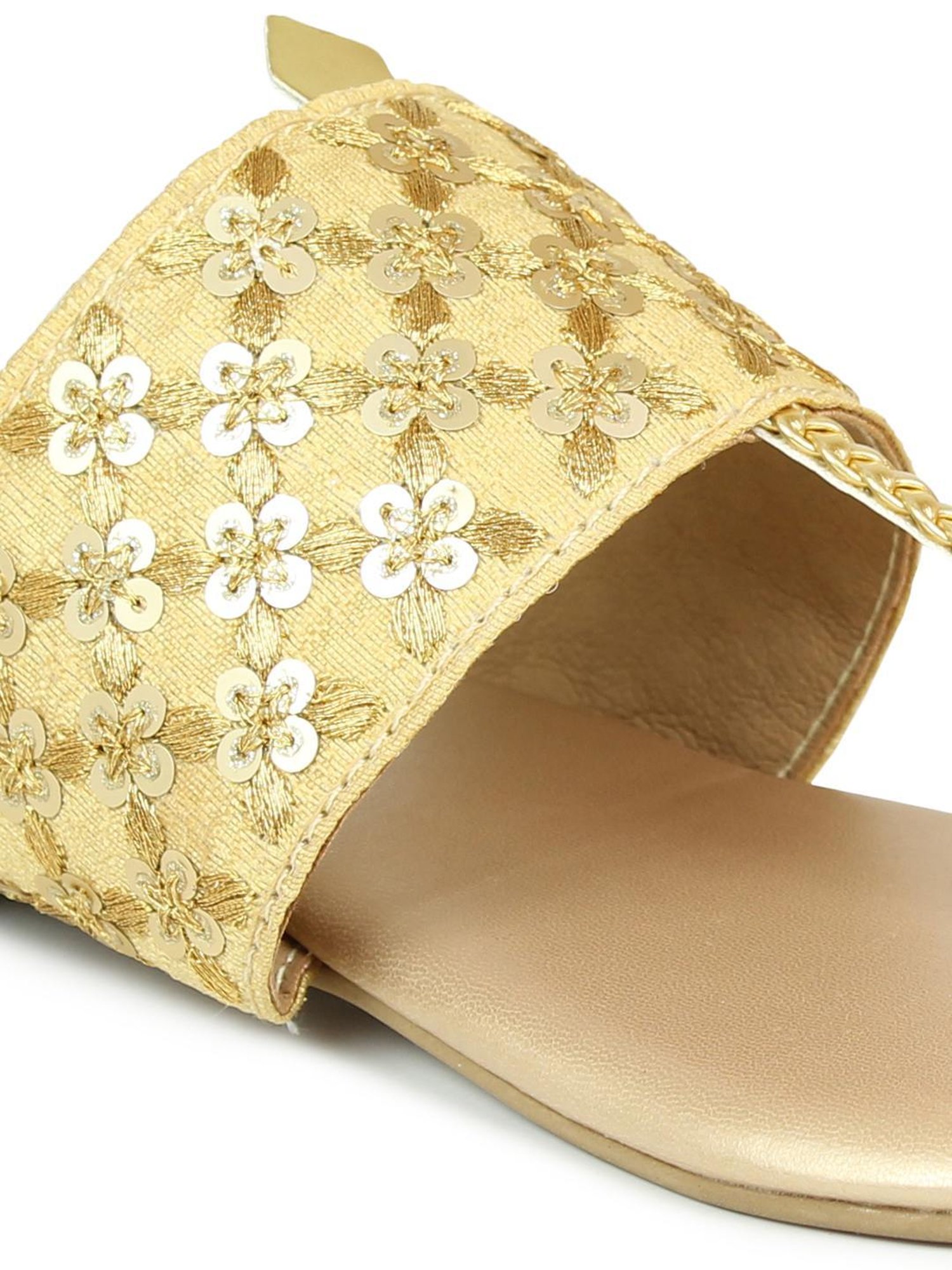 Inc.5 Women's Gold Toe Ring Sandals