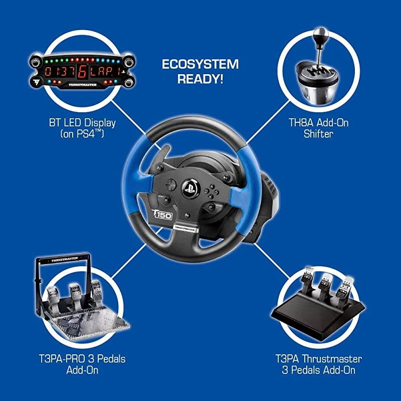 T150 RS Racing Wheel (PS4, PC) works with PS5 games
