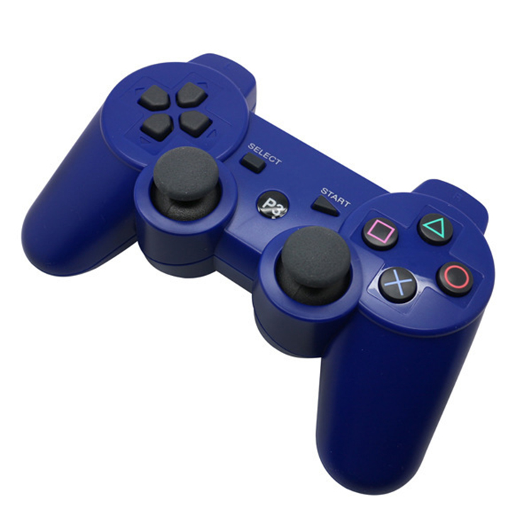 CHENGDAO PS3 Controller Wireless Dual Shock Gamepad for Sony Playstation 3 with Charging Cord (blue)