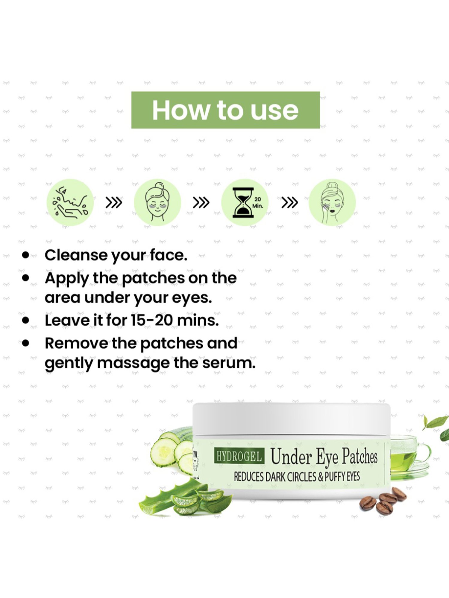 TNW-The Natural Wash Hydrogel Under Eye Patches - 30 Pairs