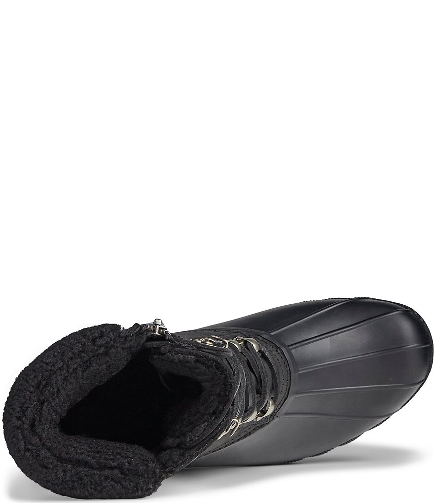 Sperry Women's Saltwater Tall Leather Cozy Winter Duck Boots