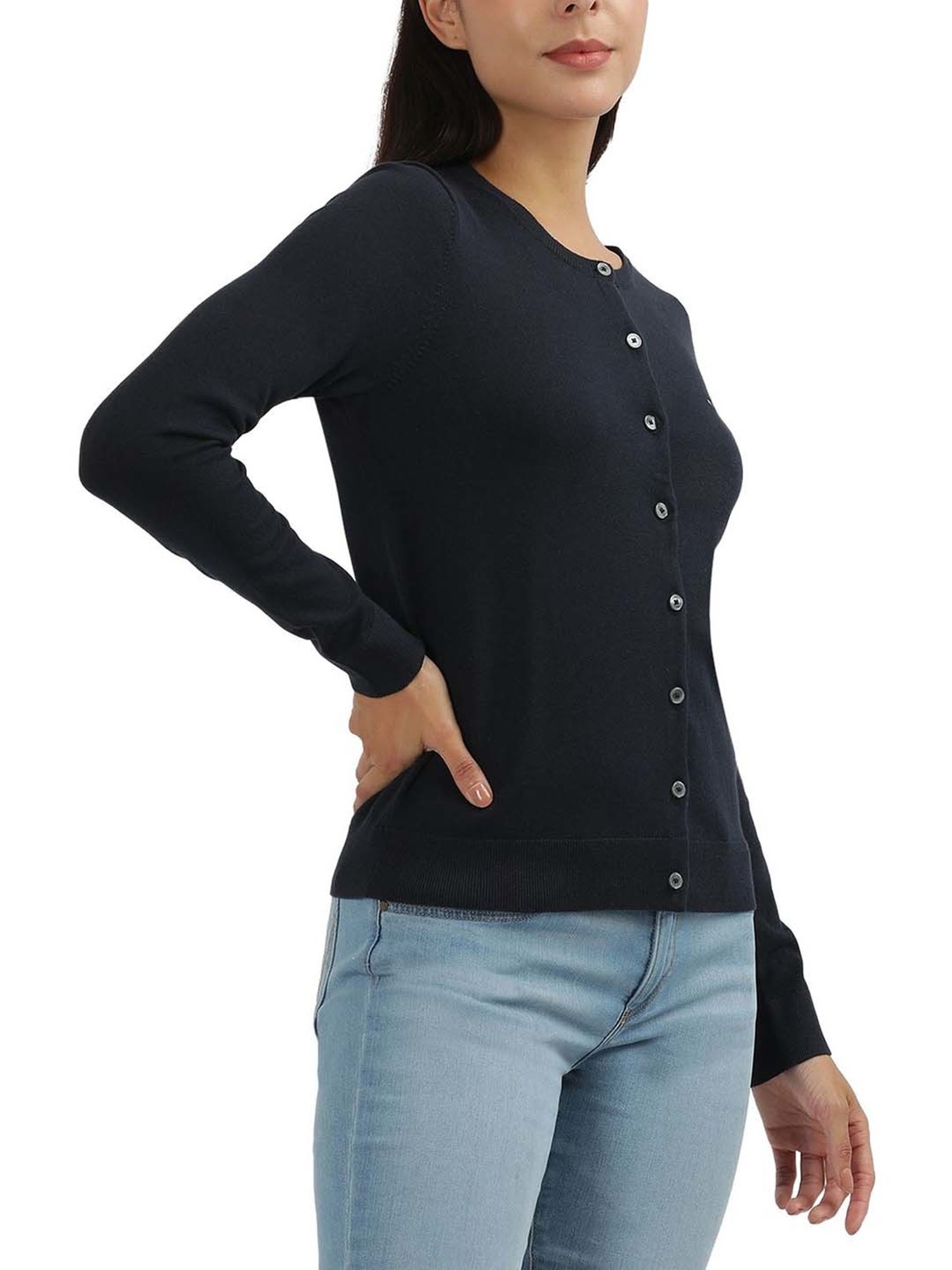 Tommy Hilfiger Navy Regular Fit Cardigan