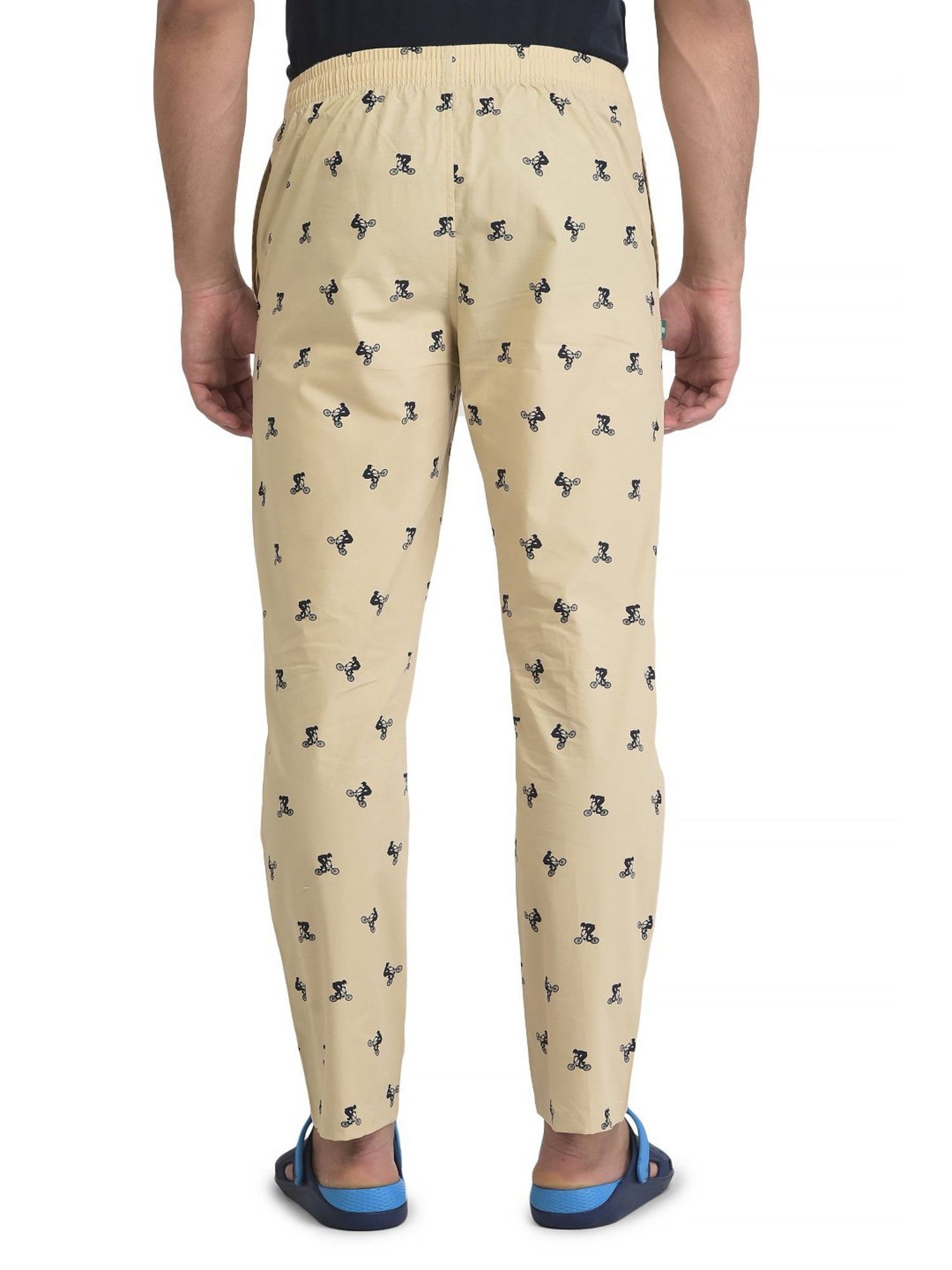 Woodland Beige Printed Pyjamas