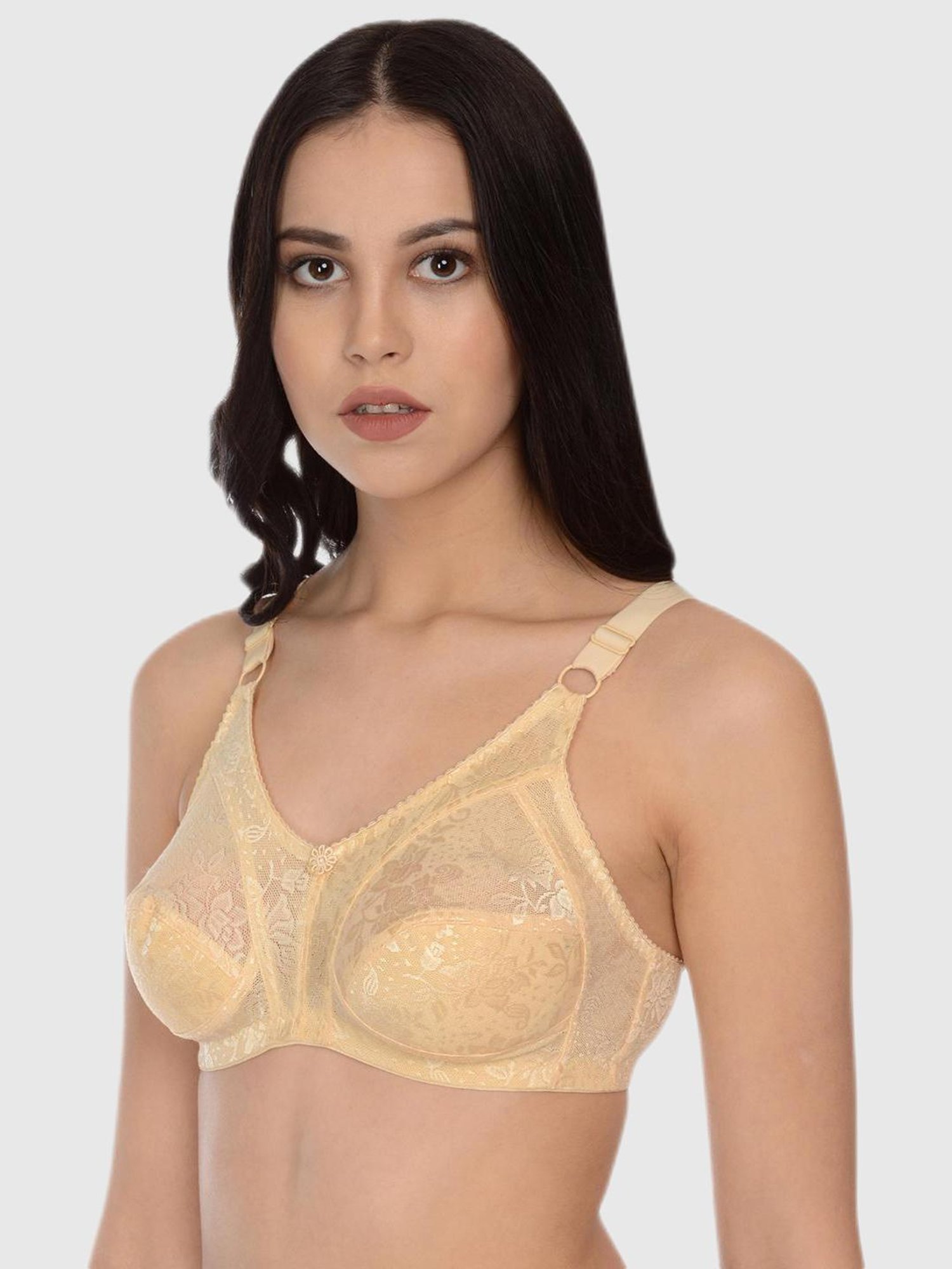 Mod & Shy Multi Lace Print Bra Set