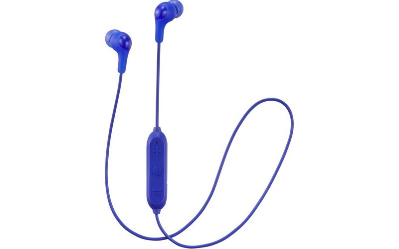 JVC Gumy HA-FX9BTA Earset - Stereo - Wireless - Bluetooth - Earbud, Behind-the-neck - Binaural - In-ear - Blue