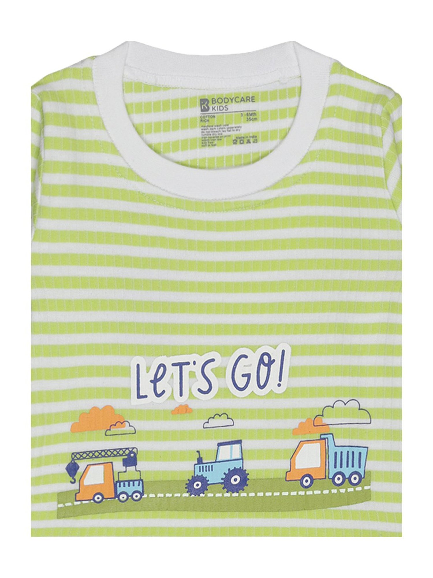 Bodycare Kids Assorted Striped Full Sleeves T-Shirt with Pants