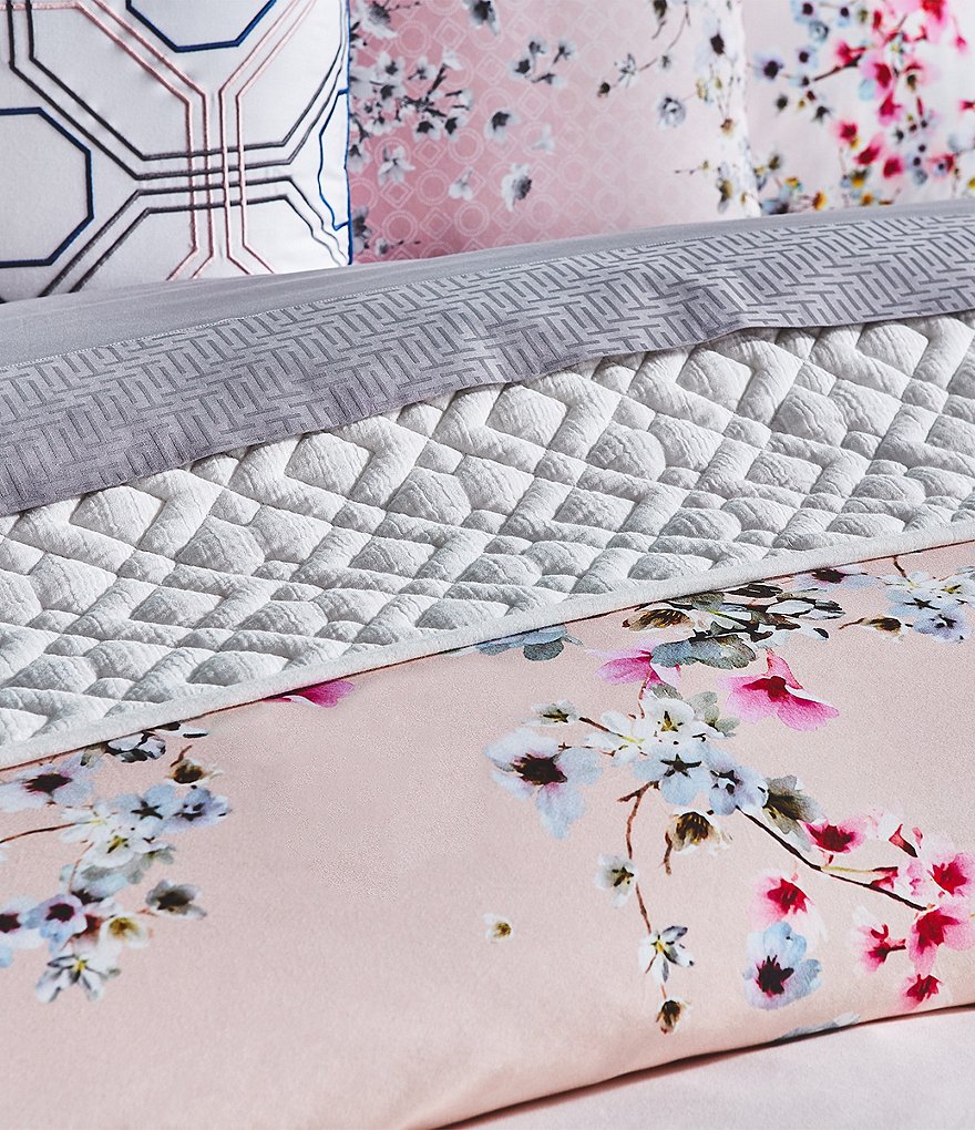 Ted Baker London Jasmine Floral Pink Duvet Cover Mini Set
