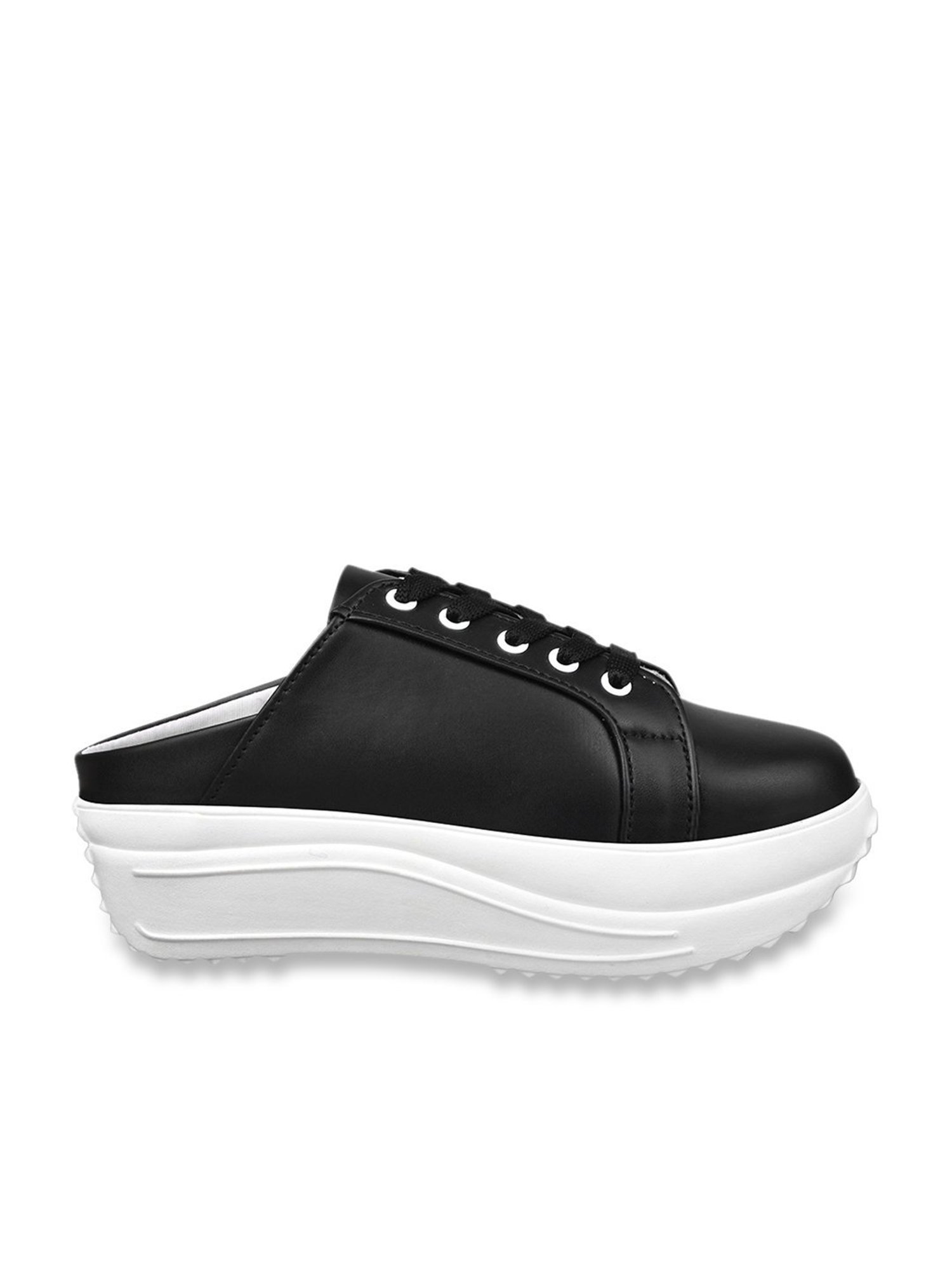 Shoetopia Women's Black Sneakers
