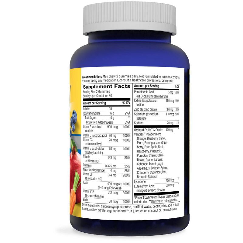 Nature's Way Alive! Men's 50+ Multivitamin Gummies - 60ct