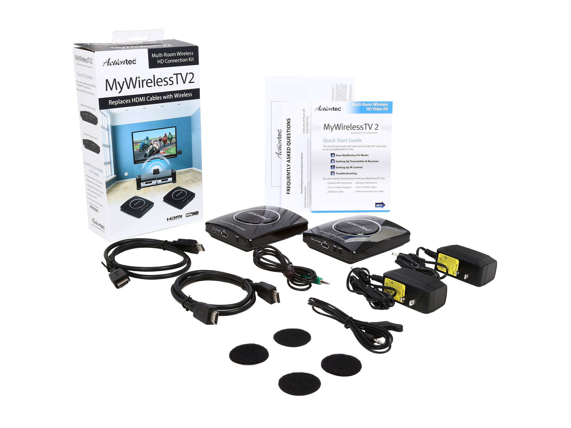 Actiontec MyWirelessTV 2 (MWTV2KIT01) Multi-Room Wireless HD Video Kit