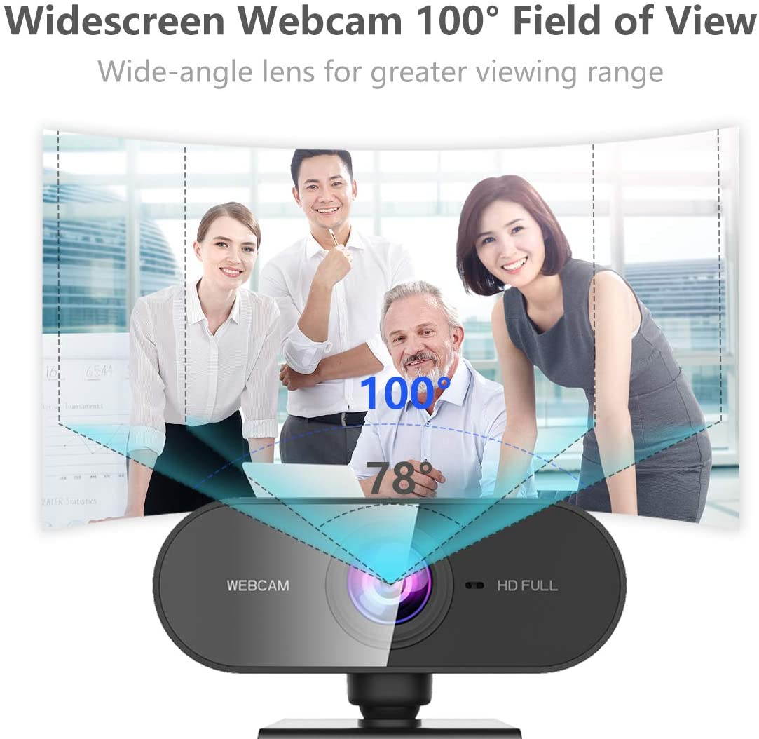 1080P HD Webcam with Microphone PC Webcam Desktop Webcam