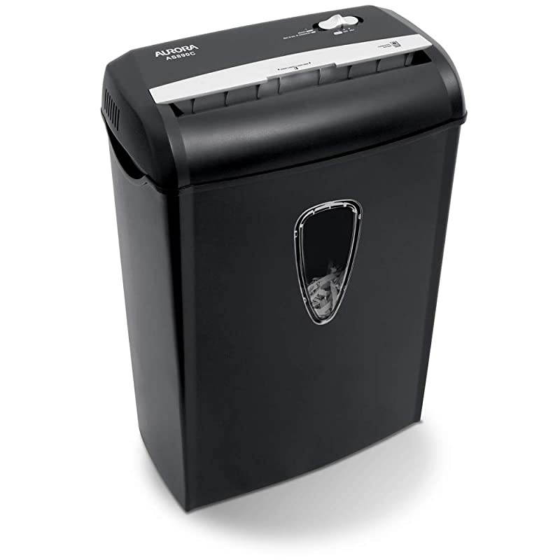 AS890C 8Sheet CrossCut PaperCredit Card Shredder with Basket SL16 Professional Grade Synthetic Shredder Oil 16 Oz FlipTop Leak Proof Bottle