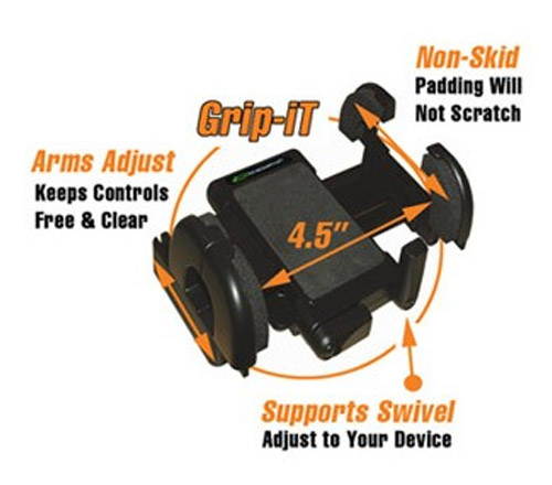Magellan Universal Grip-iT Windshield Mount Goose Neck Bracketron PHW-203-BL New
