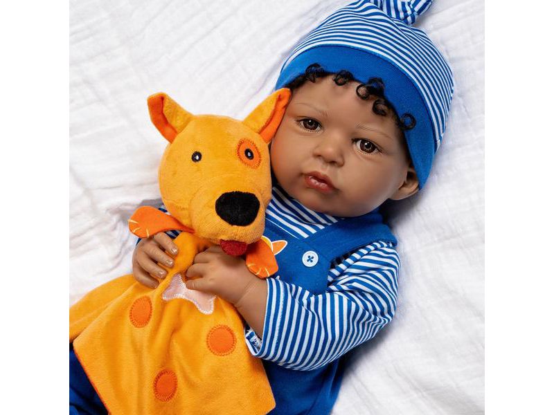 Paradise Galleries Realistic Toddler Boy Doll - Puppy Pal, 7-Piece Reborn Doll Gift Set with Magnetic Pacifier