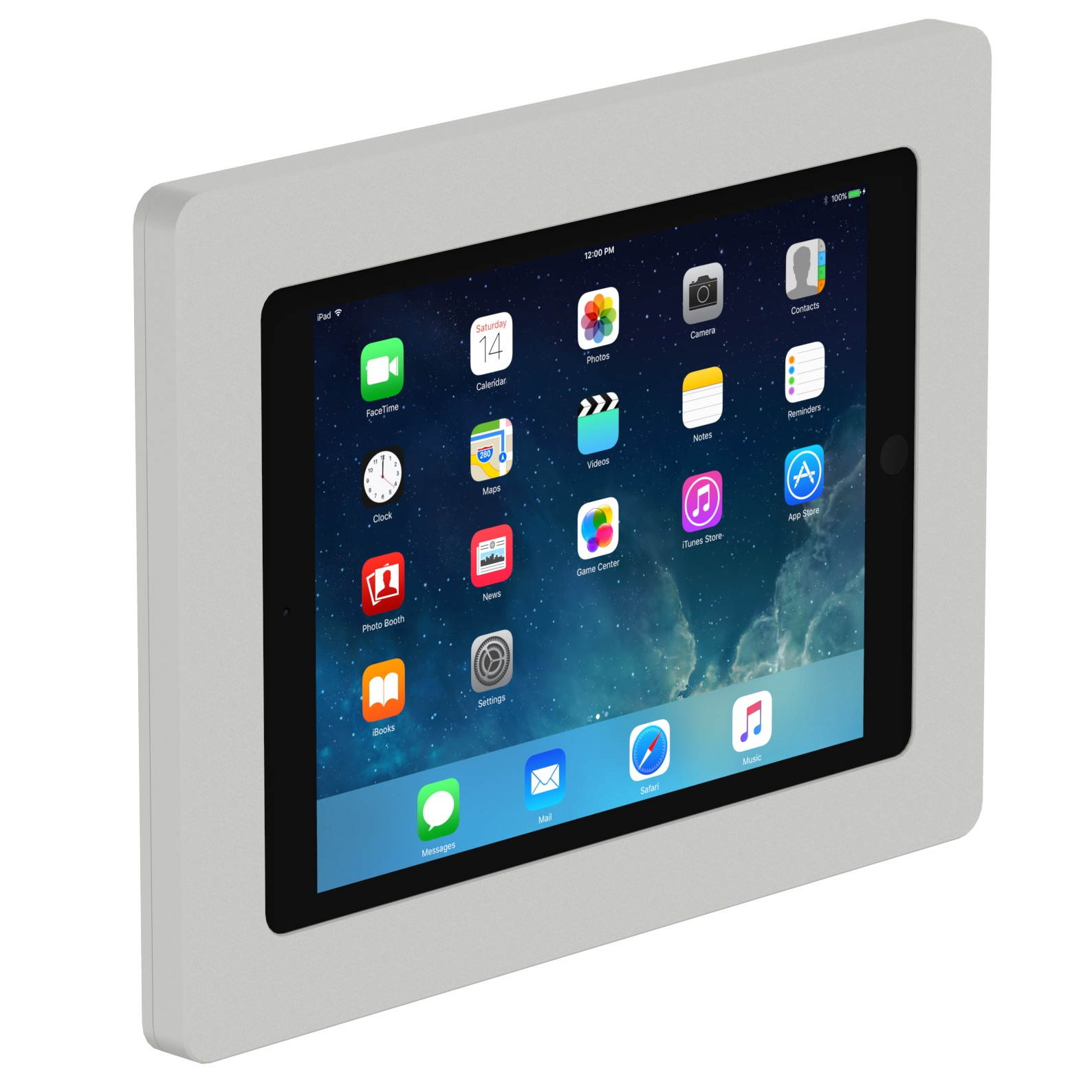 VidaMount Light Grey VESA Enclosure compatible with iPad (5th / 6th Gen) 9.7"/Pro 9.7", Air 1/2