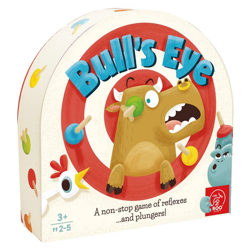 Roo Games Bull's Eye Fast-Paced Animal Matching Game - Ages 3+