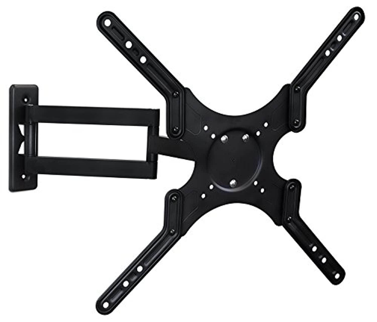 Mount-It! LCD TV Wall Mount Bracket with Full Motion Swing Out Tilt and Swivel Articulating Arm for 13-42" Flat Screen Displays with VESA 75 to 200, 44lb Weight Capacity WITH 18" EXTENSION