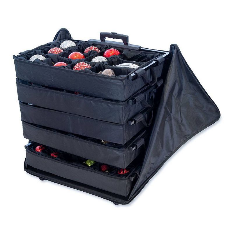 TreeKeeper 5 Tray Adjustable Telescoping Ornament Storage Bag