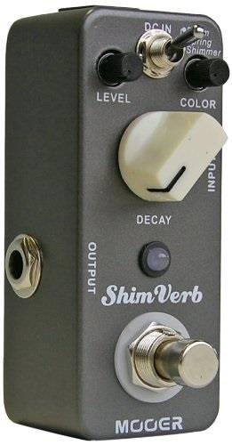 mooer shimverb, digital reverb micro pedal