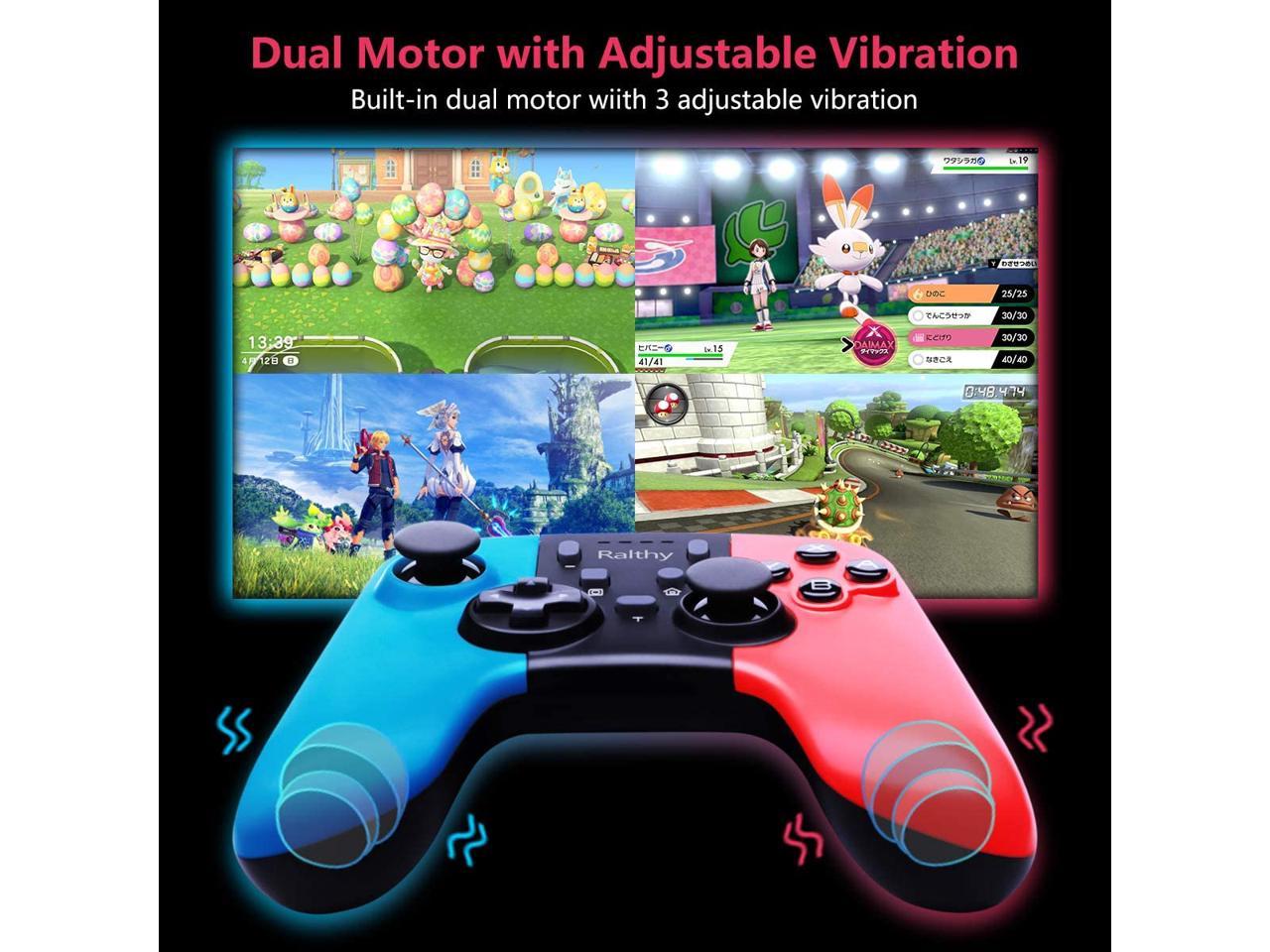 Wireless Controller for Nintendo Switch,Remote Pro Controller Gamepad Joystick for Nintendo Switch Console, Supports Gyro Axis, Turbo and Dual Vibration [Update Version]