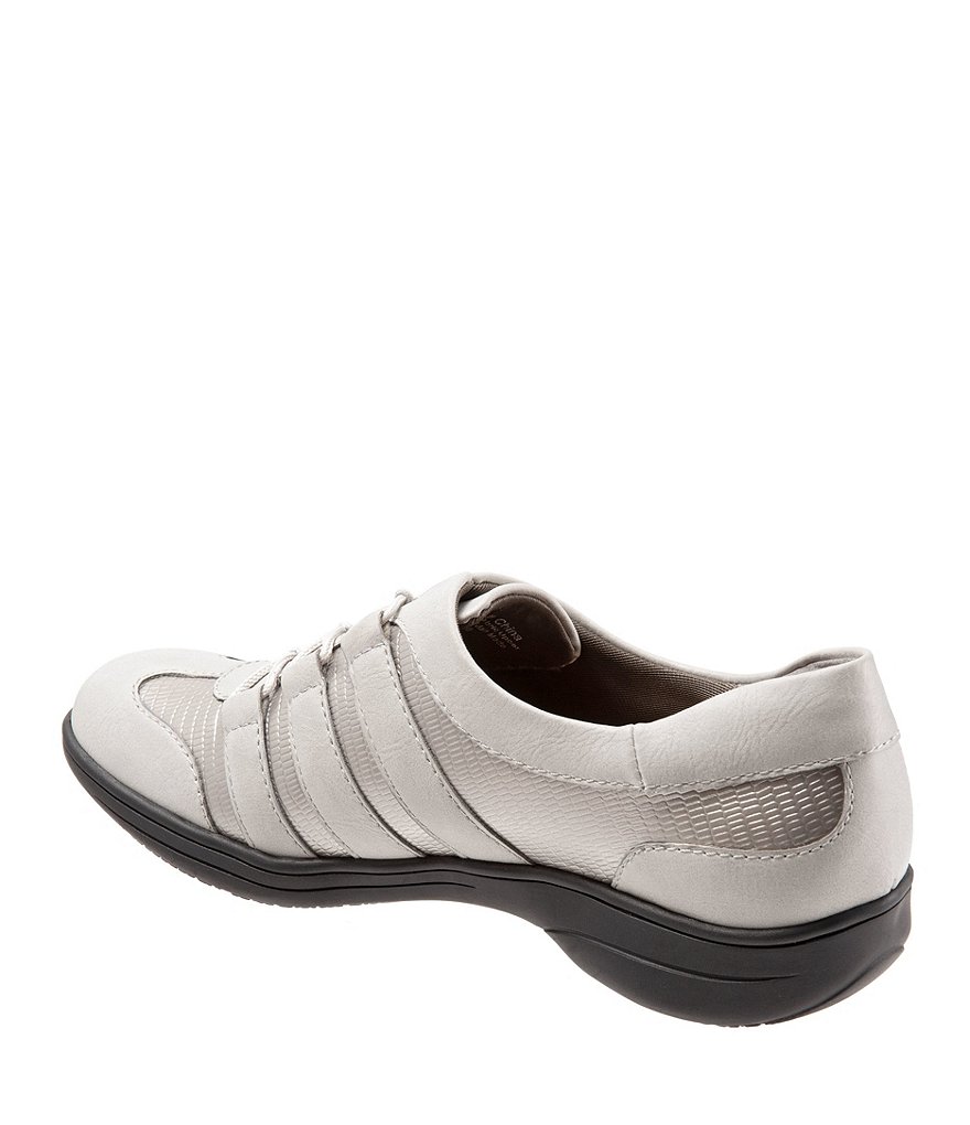 Trotters Joy Patent Suede Leather Walking Shoes