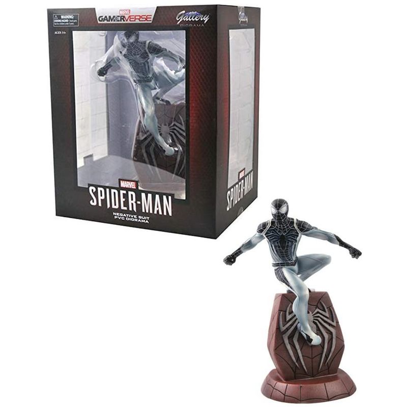 Diamond Select Marvel Gallery Exclusive Negative Suit Spider-Man PVC Statue