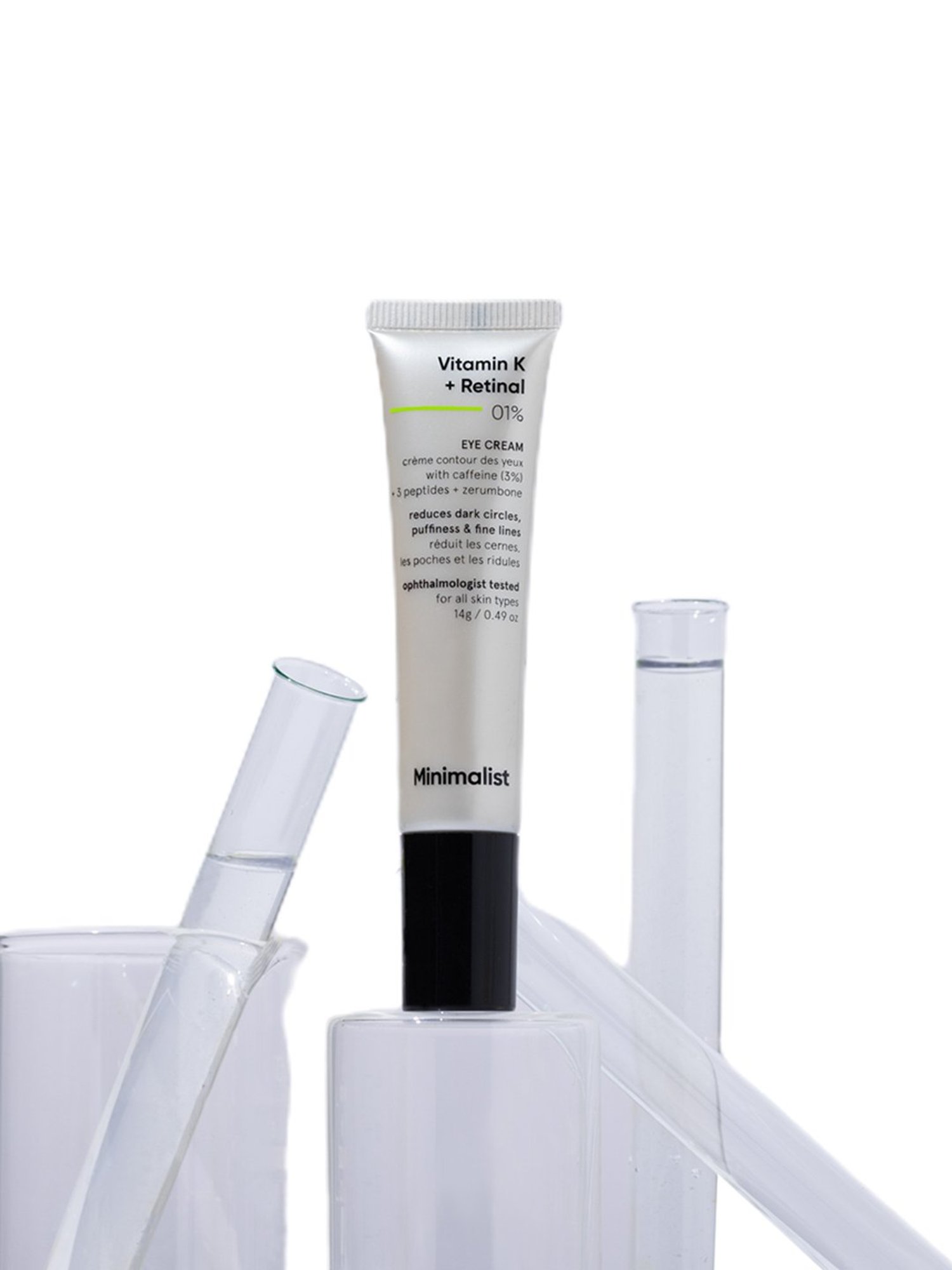 Minimalist Vitamin K + Retinal 01% Eye Cream - 14 gm