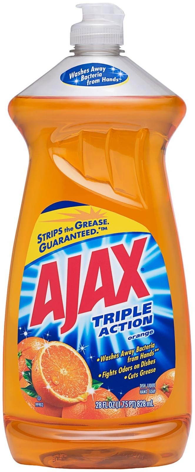 Ajax Dish Detergent Liquid Orange Scent 28 oz Bottle 9/Carton 44678CT