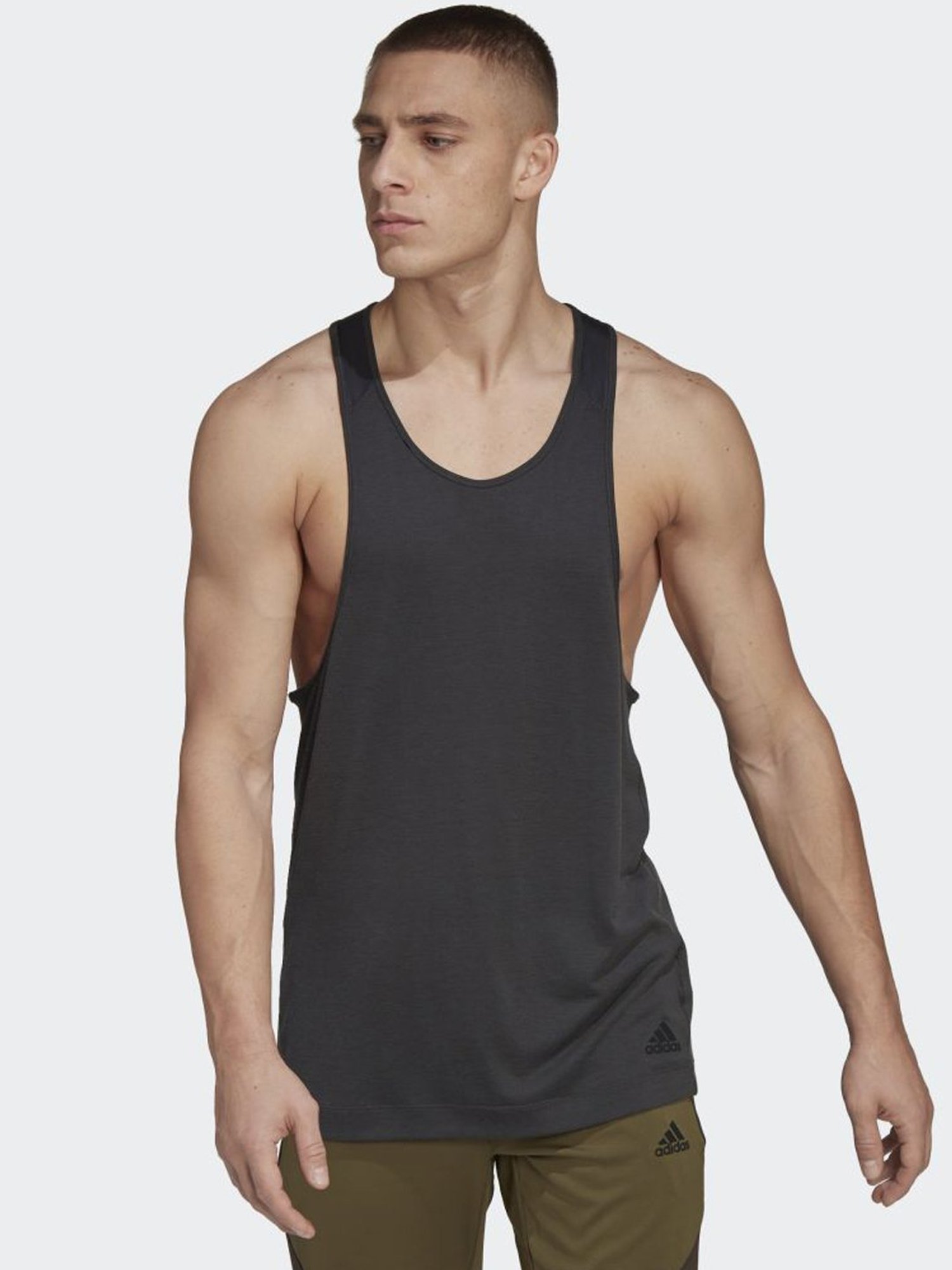 Adidas Black Slim Fit T-Shirt