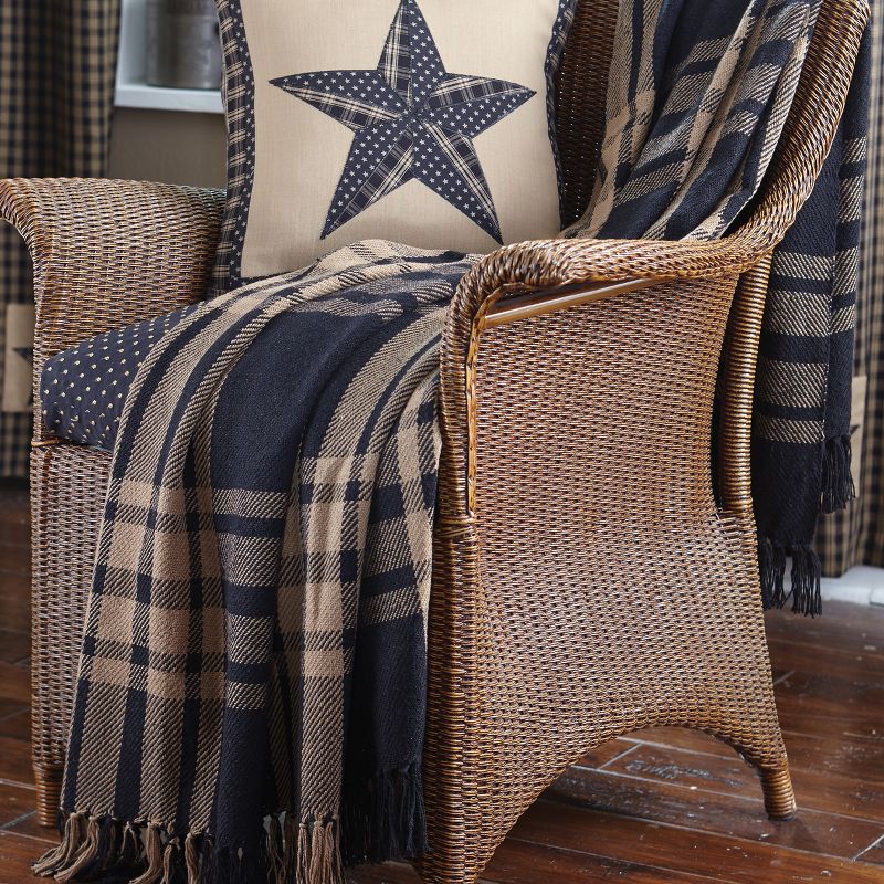 Park Designs Sturbridge Throw - Black