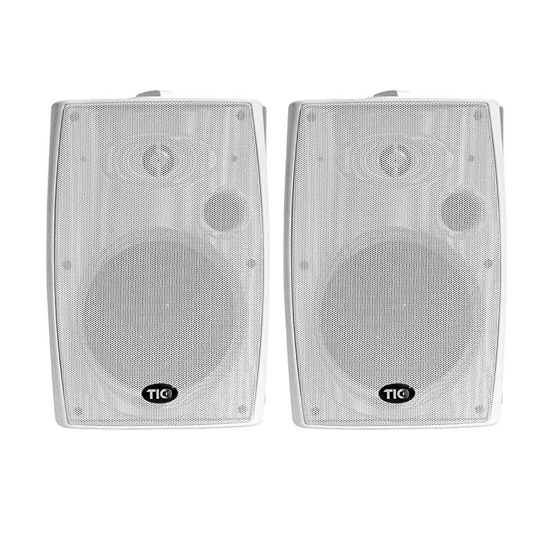 BPS560-2pcs 6.5" Outdoor Wireless Bluetooth 5 Patio Speaker Pair,Can Connect 100+ Speakers White
