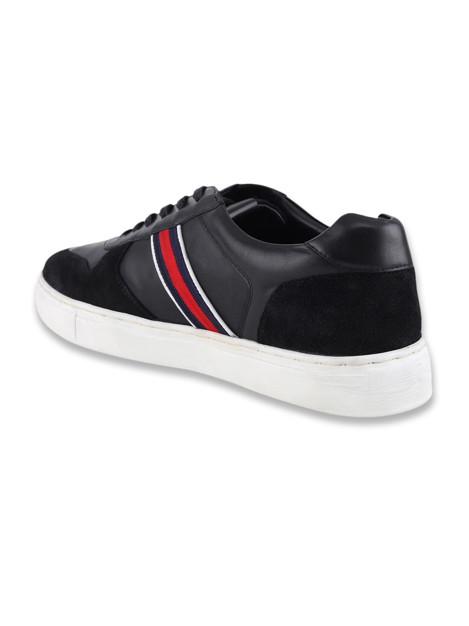 Ezok Men's Black Casual Sneakers