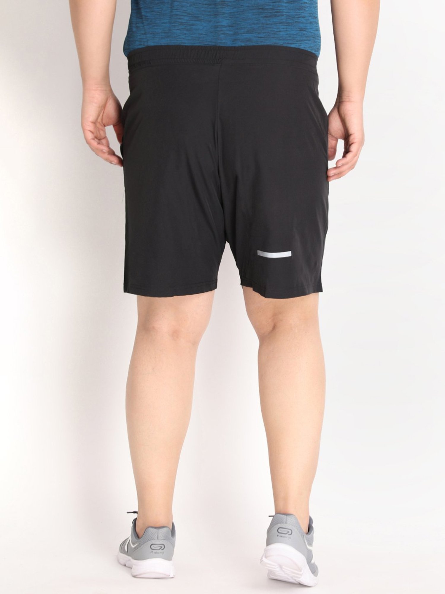 Chkokko Black Regular Fit Shorts