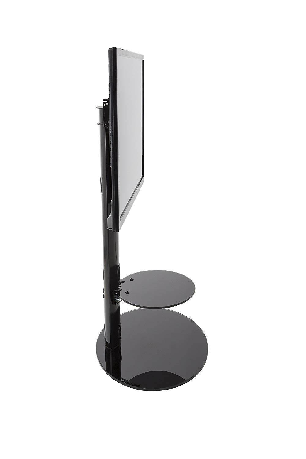 AVF FSL800LUS-A TV Floor Stand With TV Mounting Column For 32-Inch To 65-Inch TVs, Silver And Black