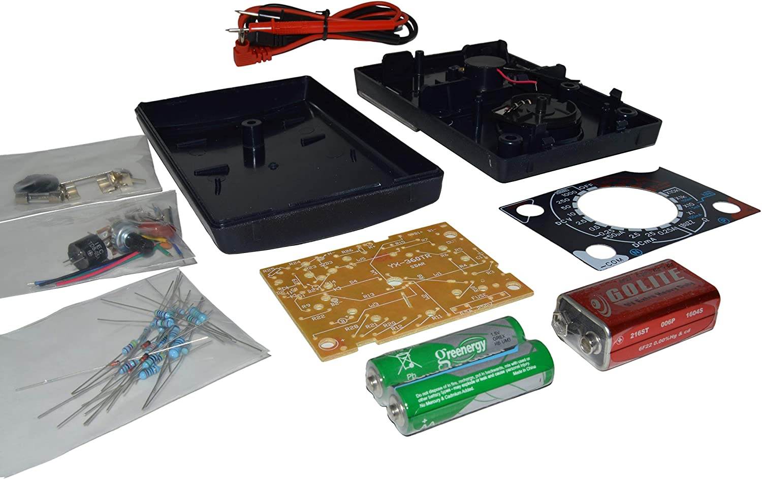 DIY Analog Multimeter Soldering Practice Kit with Assembly Manual