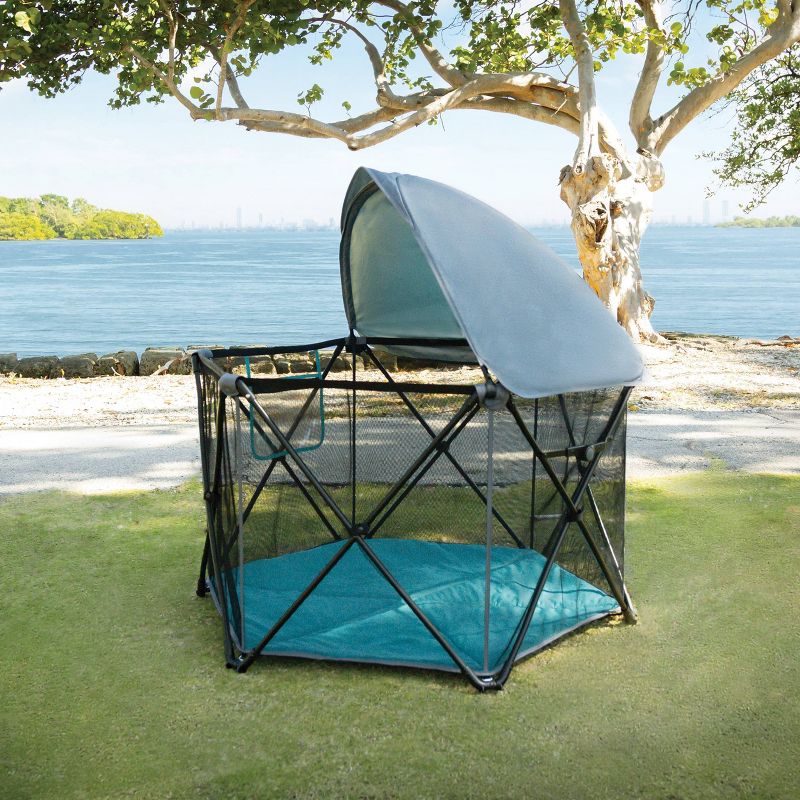 Evenflo Exersaucer Tiny Tropics 2-in-1 Baby Seat + Doorway Jumper